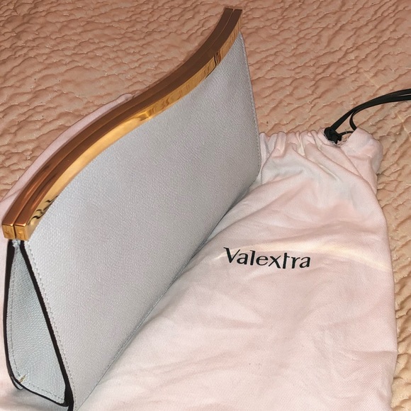 Valextra Handbags - Valextra Onda Clutch - Grey